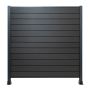 Kompozitinis tvoros komplektas Standard Antracito – 1 stulpas