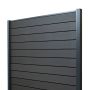 Kompozitinis tvoros komplektas Standard Antracito – 2 stulpai