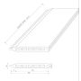 Kompozitinė tvoros lenta Premium Ąžuolas Winchester 162 x 20 mm – 1,8 m