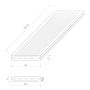 Kompozitinė terasinė lenta Timber Kaštonas – 4 m