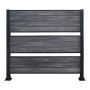 Deska Ogrodzeniowa Premium 3D Brąz 157 x 20 mm – dł. 1,8 m