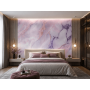 Sienų plokštė XXL Statuario Rožinis Blizgis 360 x 280 cm 3 mm – 3 vnt. rinkinys (ABC)