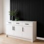 Lamele Ścienne Dekoracyjne Czarny Brokat 2,4 x 16,8 cm – dł. 2,7 m
