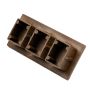 Dangtelis dekoratyviniams profiliams 9 x 4 cm Premium Teak
