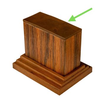 Dangtelis dekoratyviniams profiliams 9 x 4 cm Premium Teak Dangtelis dekoratyviniams profiliams 9 x 4 cm Premium Teak