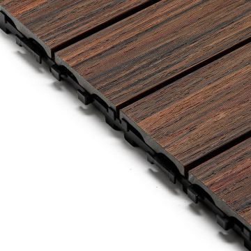 Plytelė terasinė kompozitinė Premium Redwood 30 x 30 x 2,5 cm