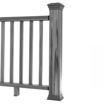 Kompozitiniai turėklai Gray 140 x 113 cm (1 stulpelis)