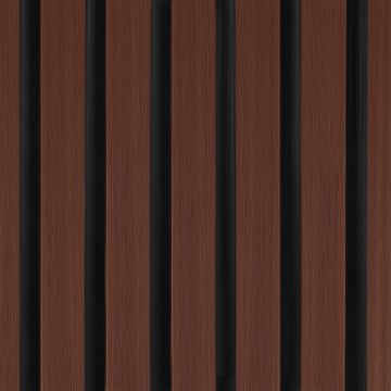 Kompozitinės fasado lamelės DUO Redwood/Juodas – 2,9 m