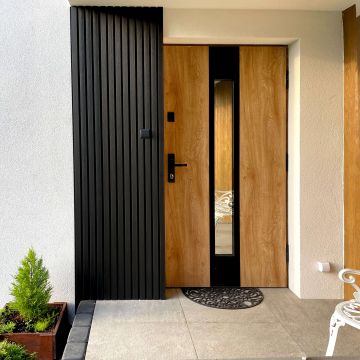 Kompozitinės fasado lamelės Premium Graphite – 2,9 m