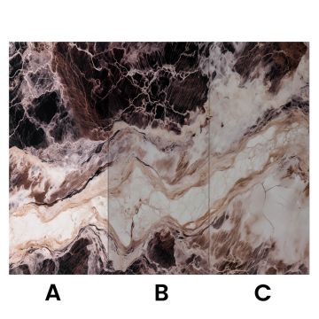 Sienų plokštė XXL Emperador Juodas Blizgis 120 x 280 cm 3 mm (A)