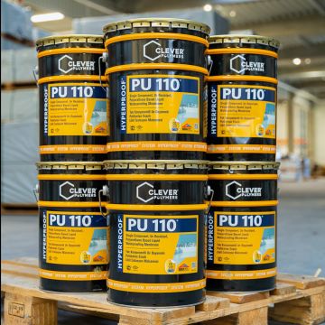 Vieno komponento poliuretaninė hidroizoliacija CLEVER PU110 – 25 kg