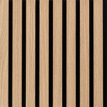 Sieninės akustinės lamelės ant veltinio Ąžuolas Sonoma 2 x 32 cm – 2,7 m