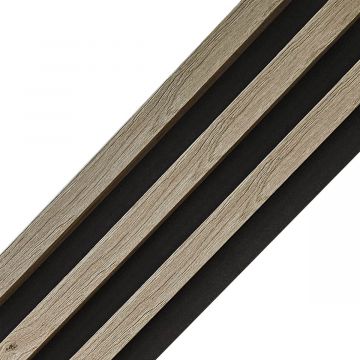 Sieninės lamelės ant HDF plokštės Ąžuolas Sonoma  4,1 x 17,5 cm – 2,7 m