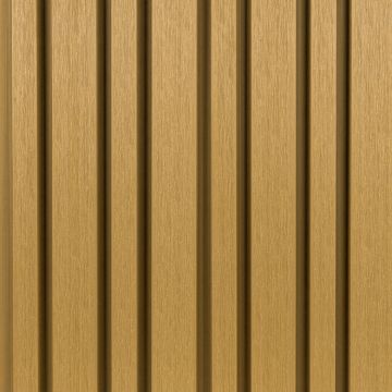 Asimetrinės kompozitinės fasado lamelės Premium Ąžuolas – 2,9 m