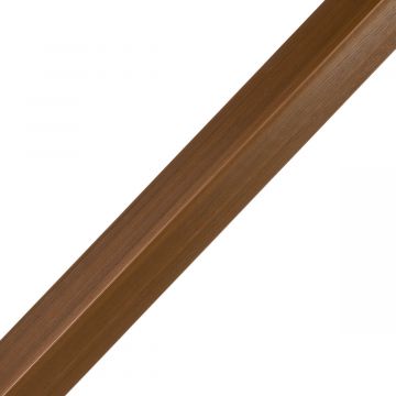 Kampinis kompozitinis profilis Premium Teak 50x50 mm – 2,9 m