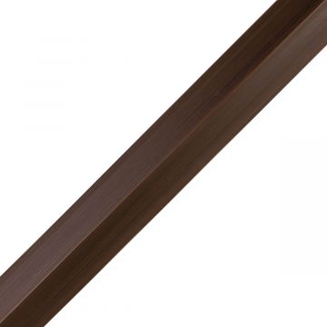 Kampinis kompozitinis profilis Premium Walnut 50x50 mm – 2,9 m