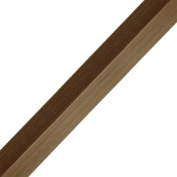 Kampinis kompozitinis profilis Premium Teak 50x50 mm – 2,9 m