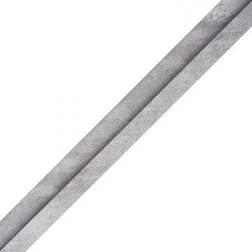 Baigiamoji lamelinė juosta Pilkas Blizgučiai 2,4 x 4,3 cm – 2,7 m