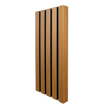 F tipo kompozitinė lamelinė juosta Premium Ąžuolas Auksinis / Juoda 36,5 x 49,5 mm – 2,9 m