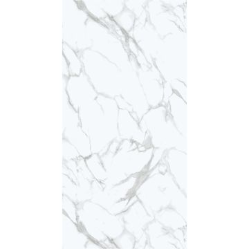 Sienų plokštė SPC Marmuras Calacatta Baltas Blizgis 60 x 120 cm 4 mm