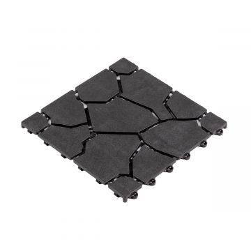 Plytelė sodo Uni-Floor Akmuo Antracito 28 x 28 x 1,5 cm