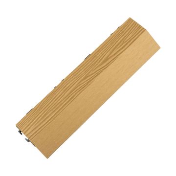 Plytelė terasai kompozitinė šoninė 3D Medaus Teak