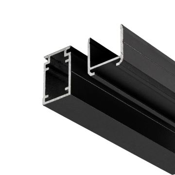 Apatinė horizontali juosta Antracito lamelinėms tvoroms Premium – 1,8 m