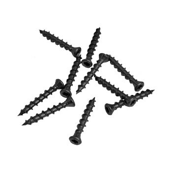 Nerūdijančio plieno sraigtas 4 x 18,5 mm juodas – 100 vnt.