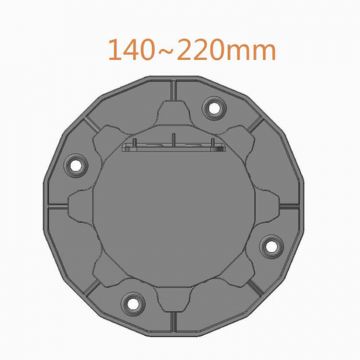 Reguliuojama atrama lagėms ETL 140-220 mm