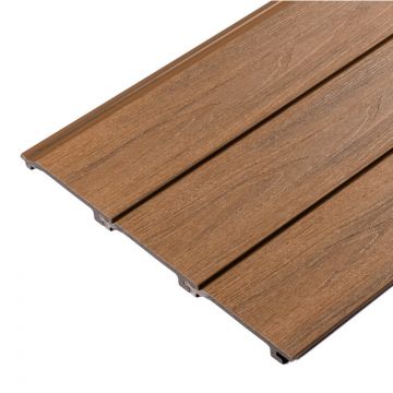 Deska Elewacyjna Kompozytowa Szczotkowana Premium Teak &ndash; dł. 2,9 m