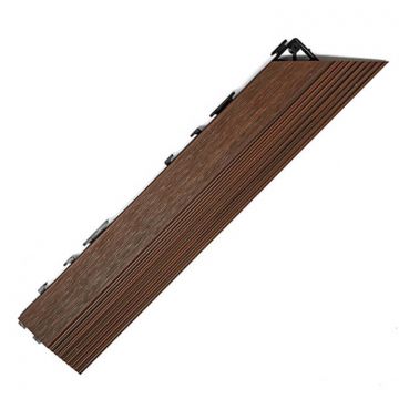Podest Tarasowy Kompozytowy Premium Narożny Prawy Redwood