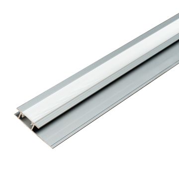 LED jungtis aliumininė 4,5 mm sienų plokštėms Tamsiai Pilkas Matinis – 2,9 m