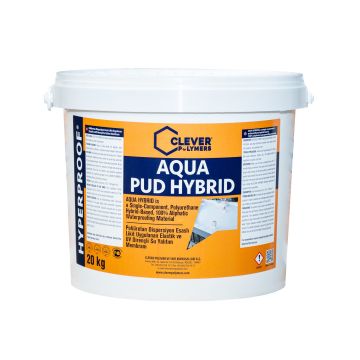 Vieno komponento poliuretaninė hidroizoliacija CLEVER AQUA PUD HYBRID – 20 kg