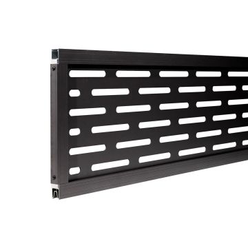 Dekoratyvinė tvoros panelė spalvos Alfa Antracito 30 x 180 cm