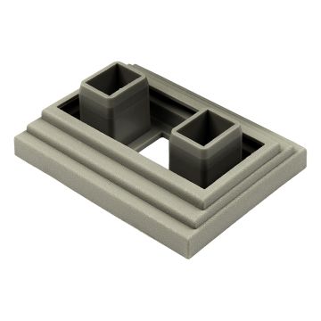 Tvirtinimo elementas dekoratyviniams profiliams 9 x 4 cm Premium Antique