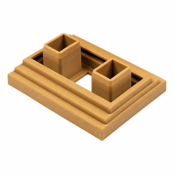 Tvirtinimo elementas dekoratyviniams profiliams 9 x 4 cm Premium Ąžuolas Winchester