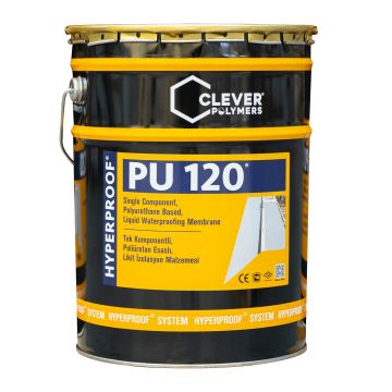Vieno komponento poliuretaninė hidroizoliacija CLEVER PU120 – 25 kg Vieno komponento poliuretaninė hidroizoliacija CLEVER PU120 – 25 kg