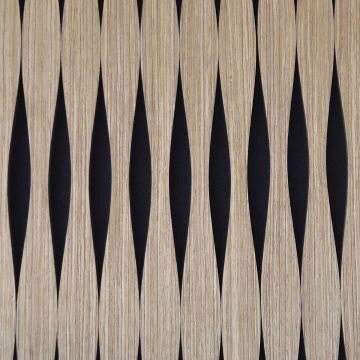 Lamele ścienne akustyczne na filcu V-Line Dąb Craft Fornir 2,1 x 30,5 cm – dł. 2,7 m