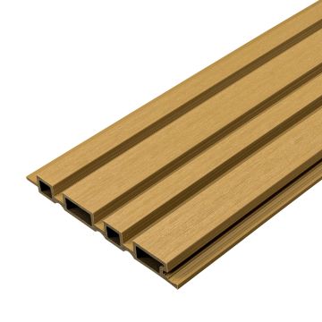 Asimetrinės kompozitinės fasado lamelės Premium Ąžuolas – 2,9 m