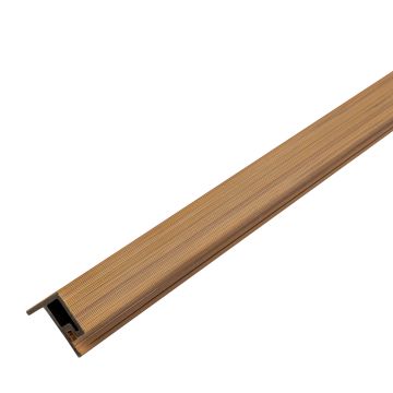 F tipo kompozitinė lamelinė juosta Premium Ąžuolas Natūralus / Juodas 36,5 x 49,5 mm – 2,9 m