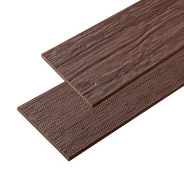 Tiesus kompozitinis apdailos profilis Solid XL Brown 140x10 mm – 3 m