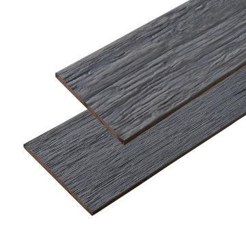 Tiesus kompozitinis apdailos profilis Solid XL Gray 140x10 mm – 3 m