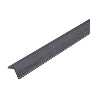 Kampinis kompozitinis profilis Solid XL Gray 50x50 mm – 3 m