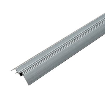 Vidinis aliumininis kampas 3,5 mm sienų plokštėms Tamsiai Pilkas Matinis – 2,9 m