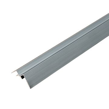 Vidinis aliumininis kampas 4,5 mm sienų plokštėms Tamsiai Pilkas Matinis – 2,9 m