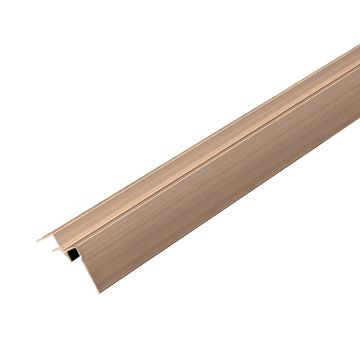 Vidinis aliumininis kampas 4,5 mm sienų plokštėms Varinis Matinis – 2,9 m