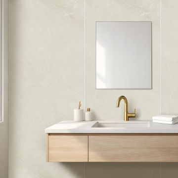 Sienų plokštė SPC Akmuo Limestone Smėlinis Matinis 120 x 280 cm 4 mm