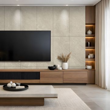 Sienų plokštė SPC Akmuo Monreale Smėlinis Matinis 60 x 120 cm 4 mm