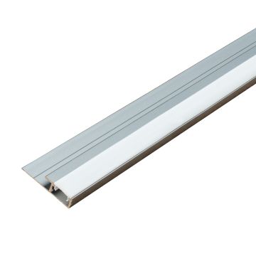 Baigiamasis LED aliumininis profilis 4,5 mm sienų plokštėms Tamsiai Pilkas Matinis – 2,9 m