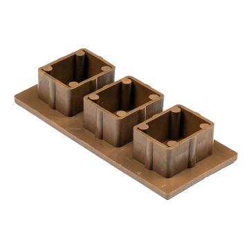 Dangtelis dekoratyviniams profiliams 9 x 4 cm Premium Teak Dangtelis dekoratyviniams profiliams 9 x 4 cm Premium Teak